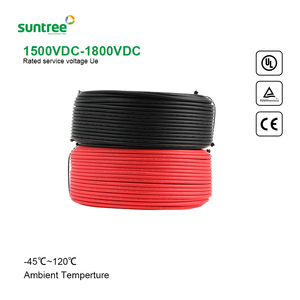 1000V TUV Certification Solar Cable Single Wire PV1-F 6mm2