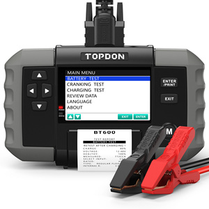 TOPDON BT600 12V 24V Comprehensive Battery Load Tester with Thermal Printer
